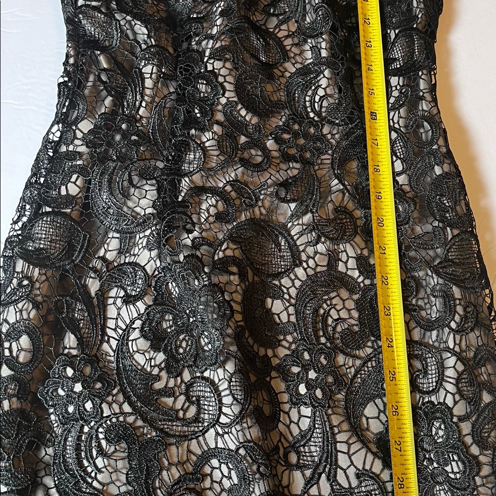 Black lace dress with lining size 10 Lipsy - Picture 6 of 9